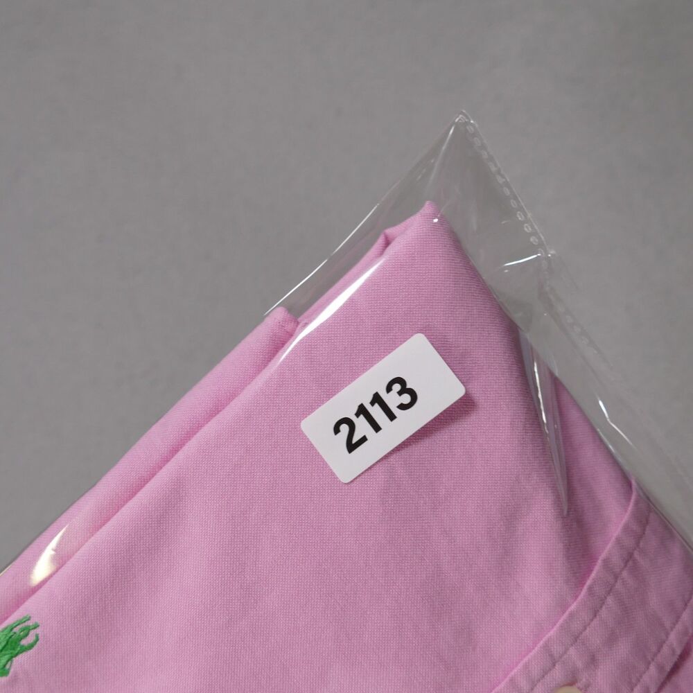 Polo Ralph Lauren Shirt Mens XL Custom Fit Chambray Pink Button Down Long Sleeve - Picture 15 of 15
